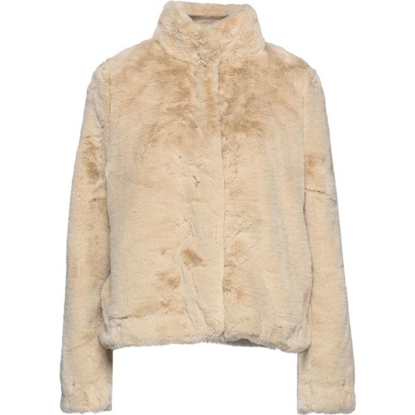 cappotti Vero Moda marrone tinta unita