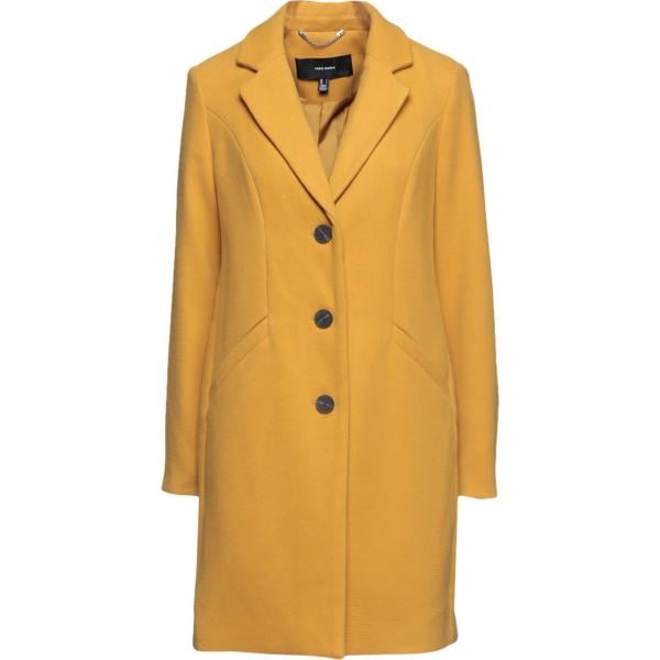 cappotti Vero Moda marrone tinta unita