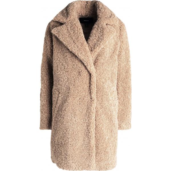 cappotti Vero Moda marrone tinta unita