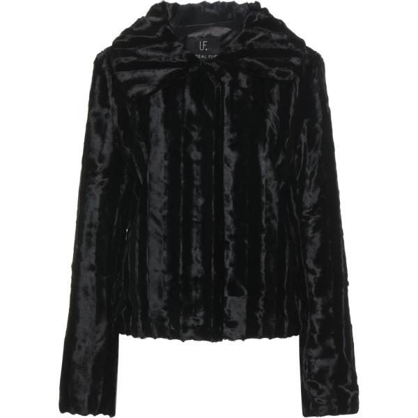 cappotti Unreal Fur nero tinta unita