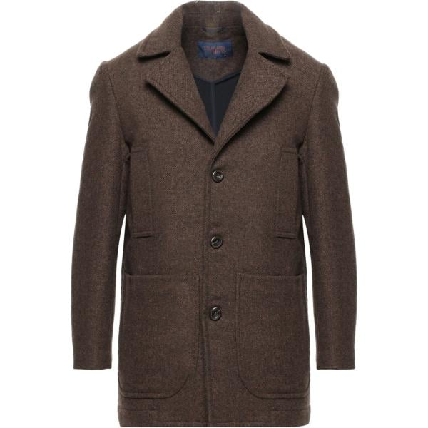cappotti Trussardi Jeans marrone tinta unita
