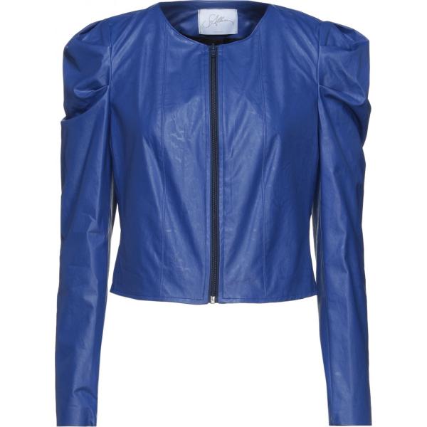 giacche Soallure blu tinta unita