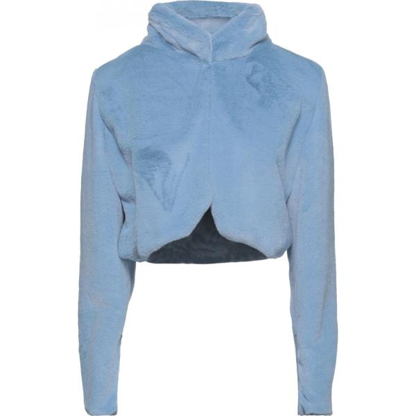 cappotti Vanessa Scott blu tinta unita