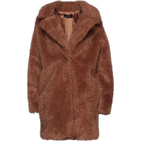 cappotti Vanessa Scott marrone tinta unita