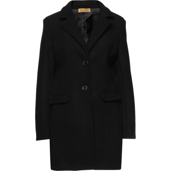 cappotti Ebarrito nero tinta unita