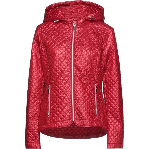 piumini Mangano rosso tinta unita