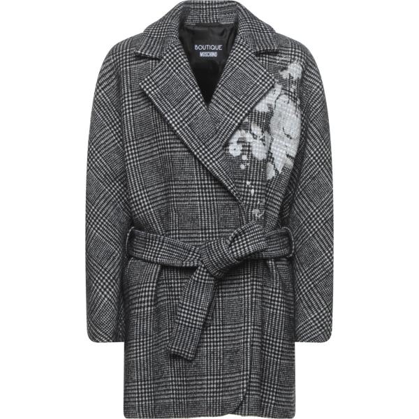 cappotti Boutique Moschino grigio con stampe