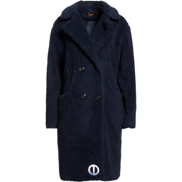 cappotti Ebarrito blu tinta unita