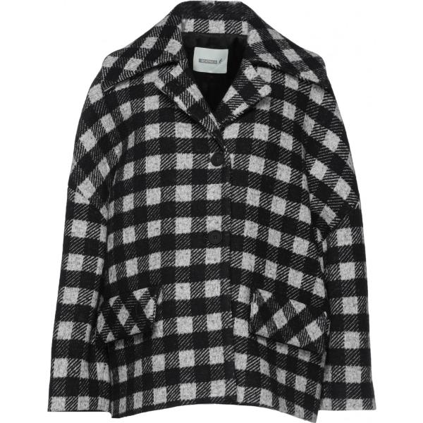 cappotti Beatrice .B nero a quadri