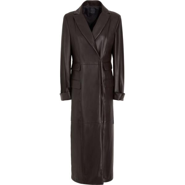 trench 8 by YOOX marrone tinta unita