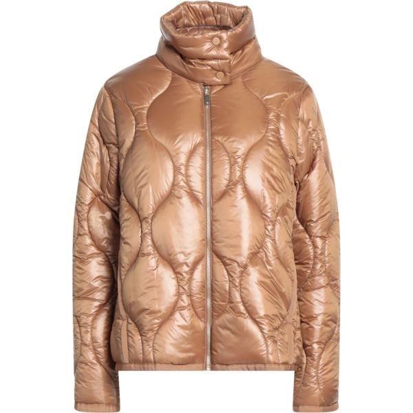 piumini Trussardi Jeans marrone tinta unita