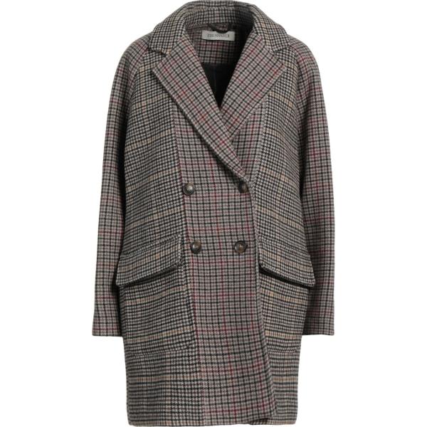cappotti Trussardi grigio a quadri