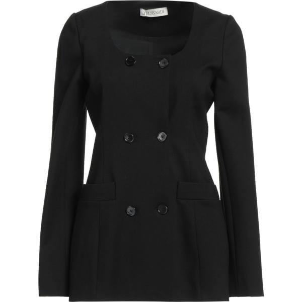 blazer Trussardi nero tinta unita