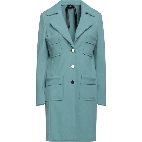 cappotti Carla G. verde tinta unita
