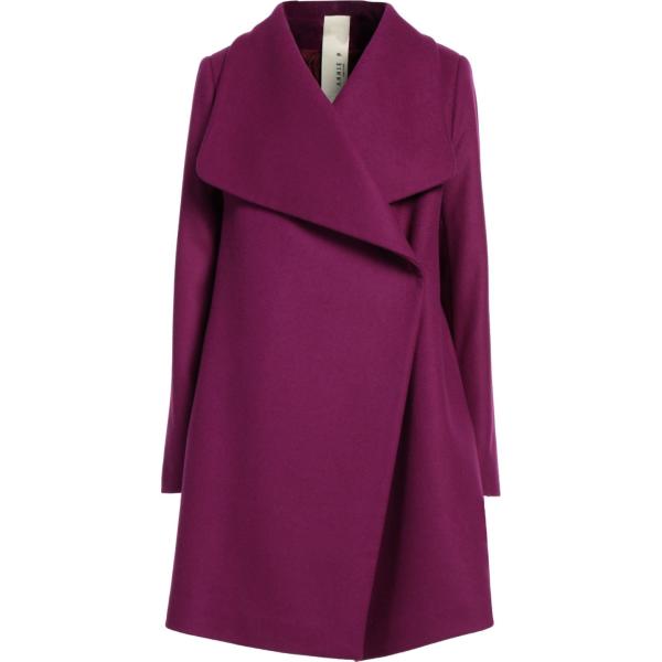 cappotti Annie P. viola tinta unita