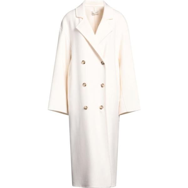 cappotti Loulou Studio bianco tinta unita