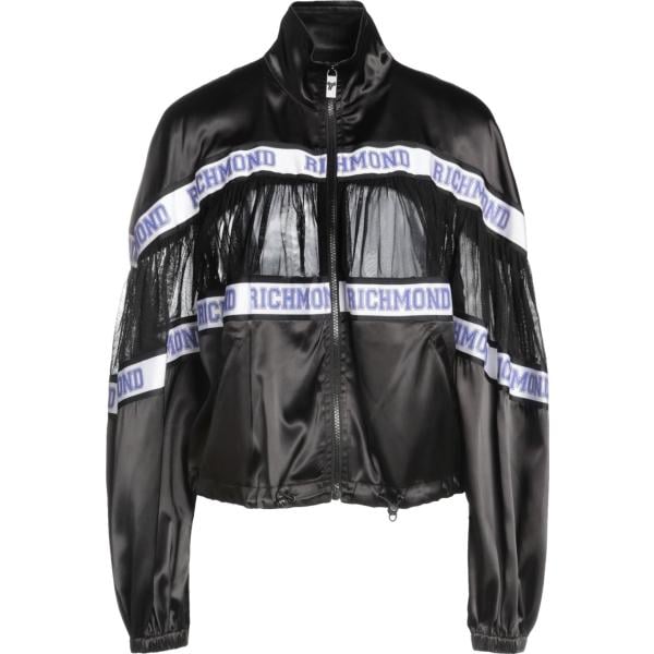 bomber Richmond nero tinta unita