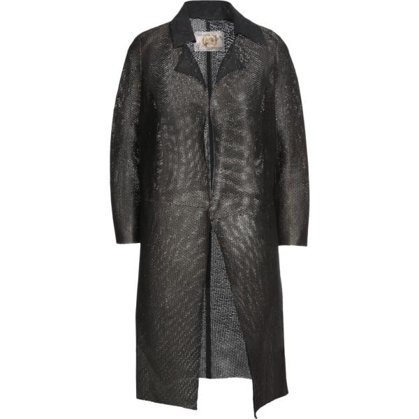 cappotti Vintage De Luxe marrone tinta unita