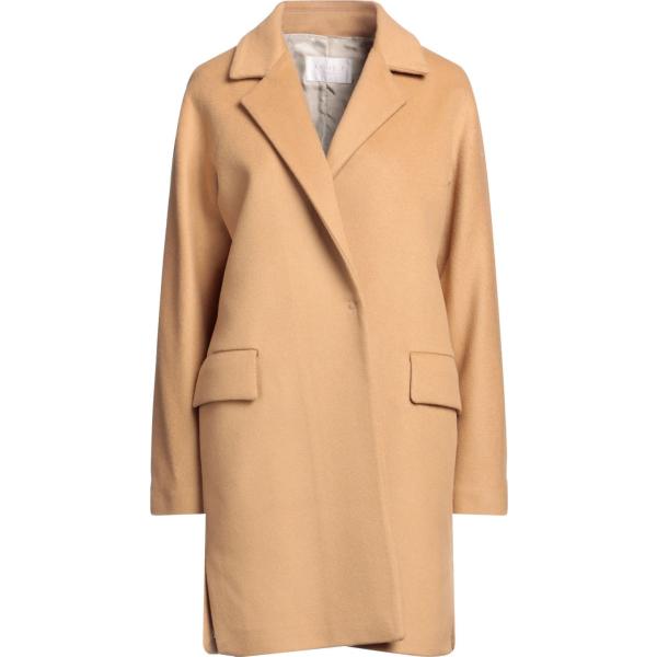 cappotti Annie P. marrone tinta unita