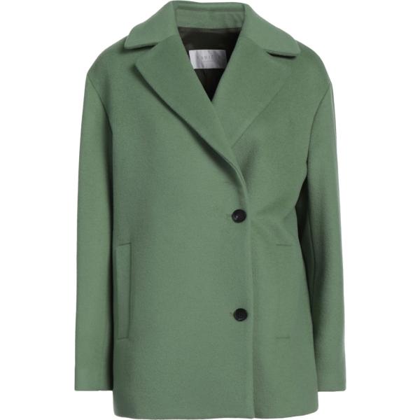 cappotti Annie P. verde tinta unita