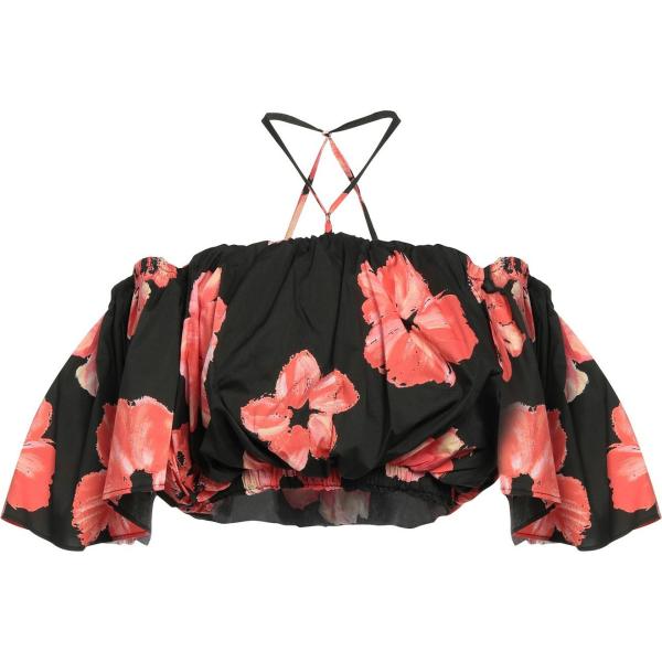 top Liviana Conti nero a fiori
