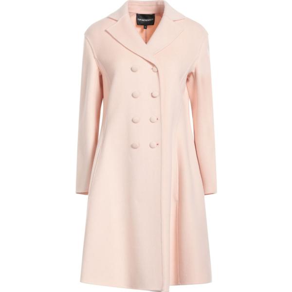 cappotti Emporio Armani rosa tinta unita
