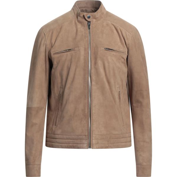 giacche Arma marrone tinta unita