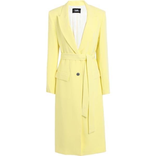 cappotti Karl Lagerfeld giallo