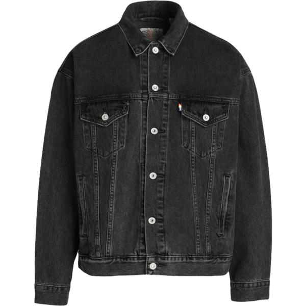 jeans Levis nero tinta unita