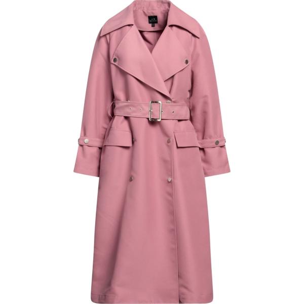 trench Armani Exchange rosa tinta unita