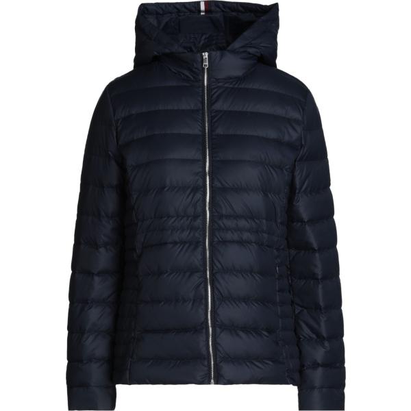 piumini Tommy Hilfiger blu tinta unita