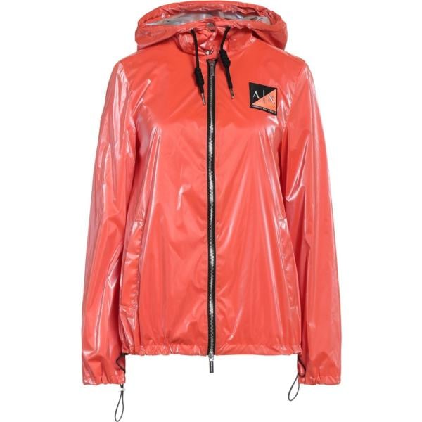 cappotti Armani Exchange arancione tinta unita
