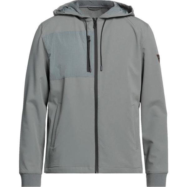 cappotti Guess grigio tinta unita