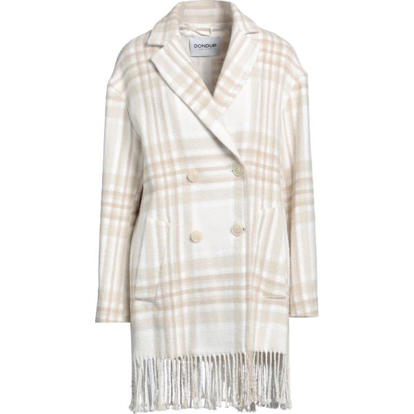 cappotti Dondup bianco scozzese