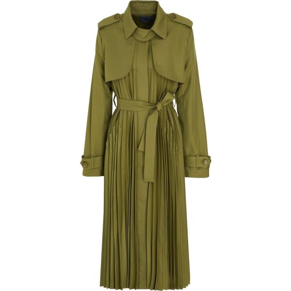 trench 8 by YOOX verde tinta unita