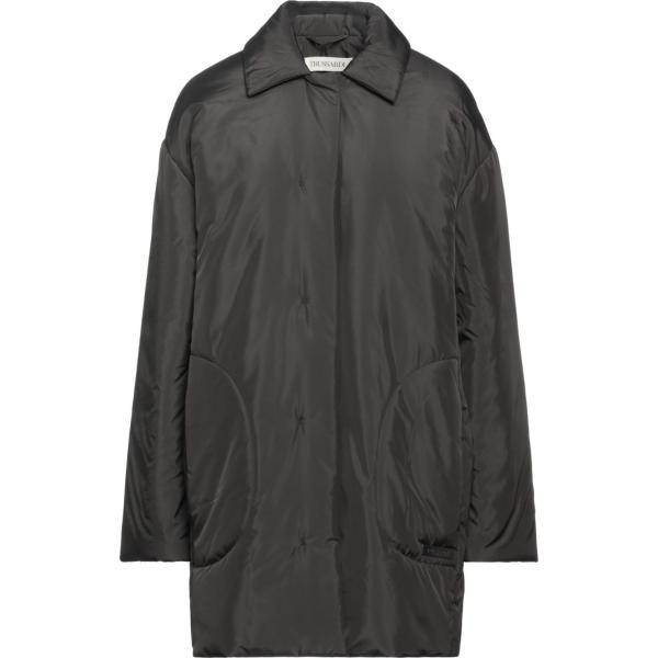 cappotti Trussardi nero tinta unita