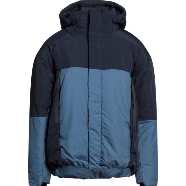 piumini Adidas blu con stampe
