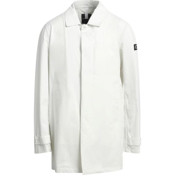 trench Costume National bianco tinta unita
