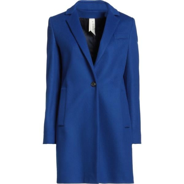 cappotti Annie P. blu tinta unita