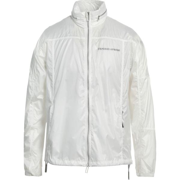 giacche Emporio Armani bianco con stampe