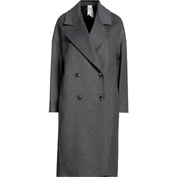 cappotti Annie P. grigio tinta unita