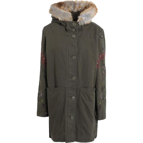 parka Desigual bianco tinta unita