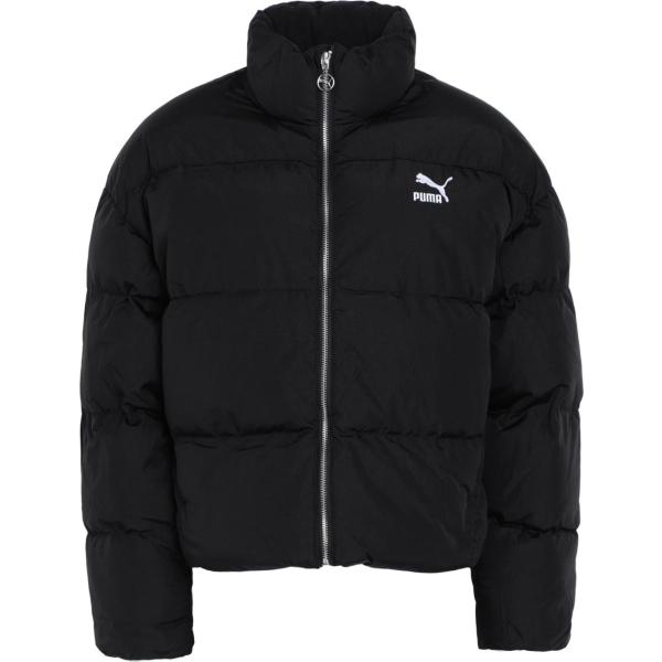 piumini Puma nero tinta unita