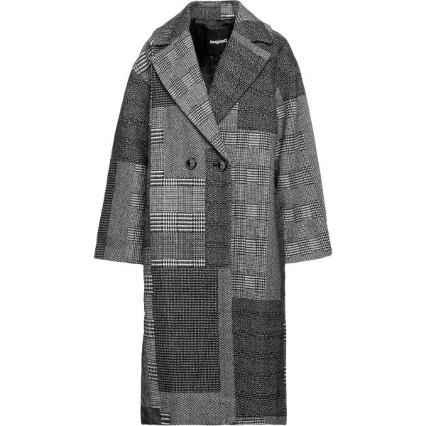 cappotti Desigual grigio principe di galles