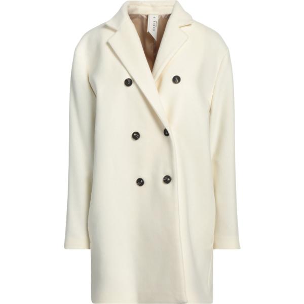 cappotti Annie P. bianco tinta unita