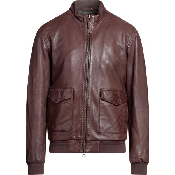 giacche Proleather marrone tinta unita