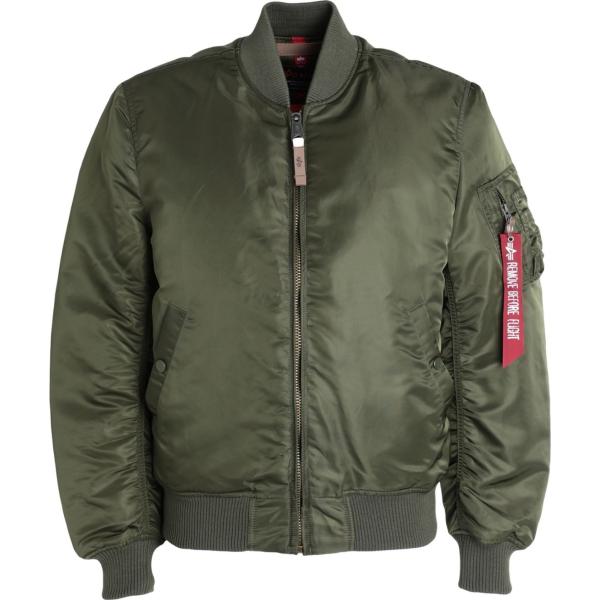 giacche Alpha Industries verde tinta unita