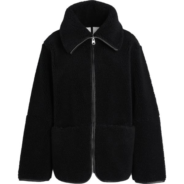 cappotti Arket nero tinta unita