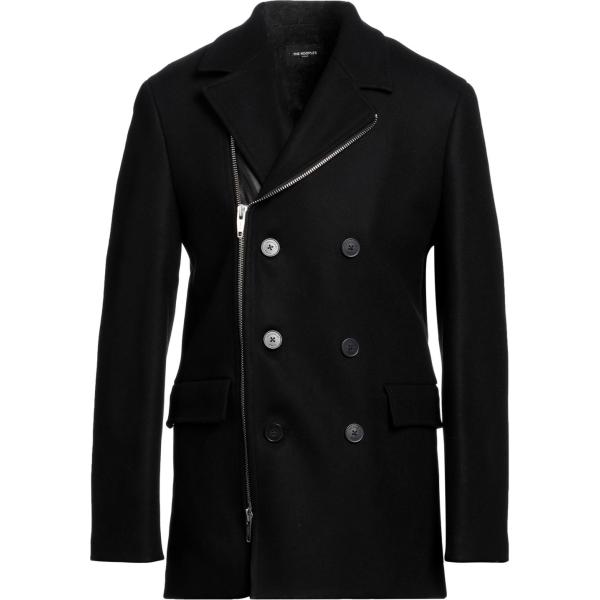 cappotti The Kooples nero tinta unita