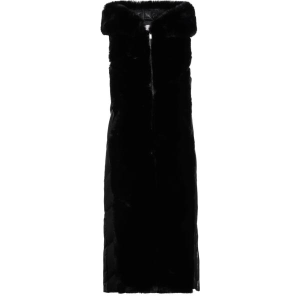 cappotti White Wise nero tinta unita